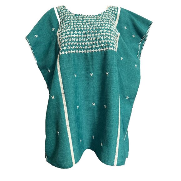 Oaxaca Artisan Hand-loomed Embroidered Blouse Guelaguetza Lobster Ethical Animal - Picture 5 of 9